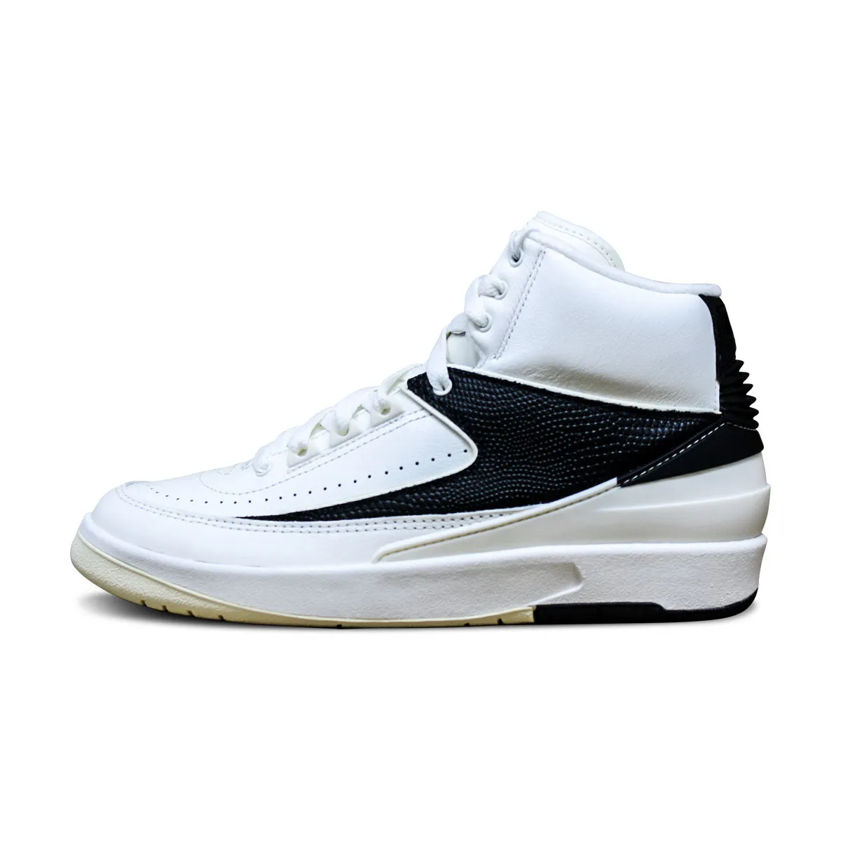 Padded Tongue Velvet Rich Air Jordan 2 Retro 'Sail Black' Women's Shoes