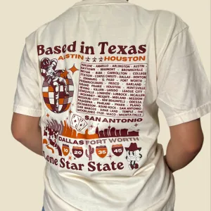 Fashion Ready Casual Touch Based in Texas T-Shirt