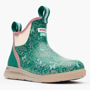 Women's 6 in Ankle Deck Boot Sport Leopard Tone Low Profile Rough Terrain