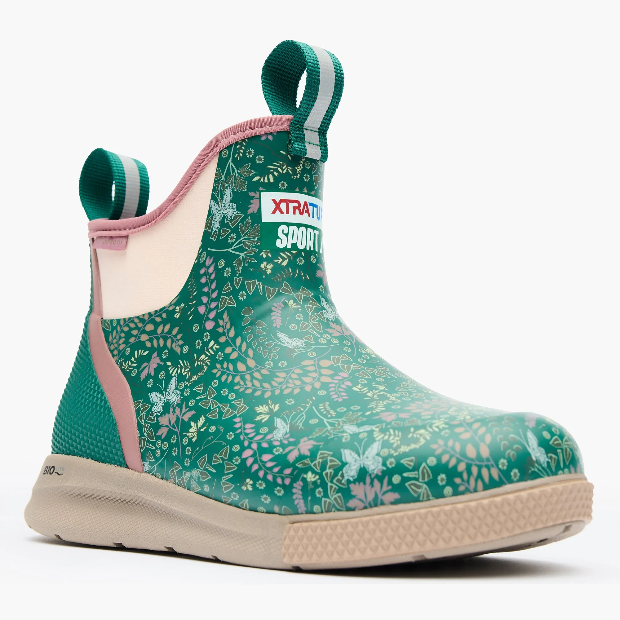 Women's 6 in Ankle Deck Boot Sport Leopard Tone Low Profile Rough Terrain