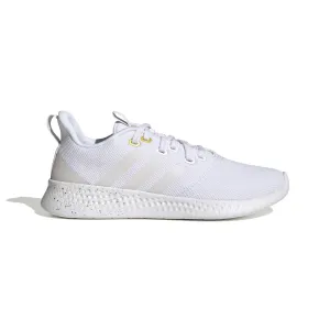ADIDAS GV8926 PUREMOTION WMN'S (Medium) White/White/Yellow Textile Running Shoes Multi Directional Flex Enhanced Footbed Contour