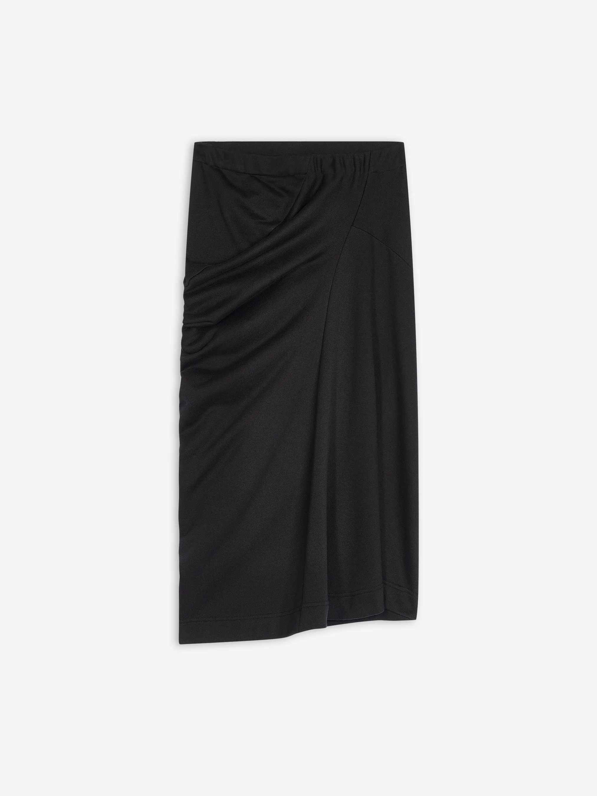 Subtle Shimmer Draped cotton skirt
