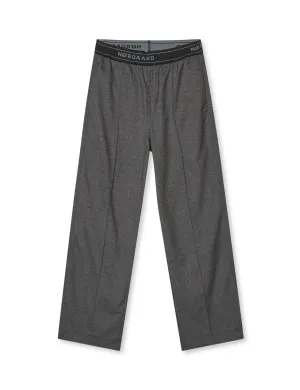 Melange Harly Pants, Dark Grey Melange SturdyBeltLoops