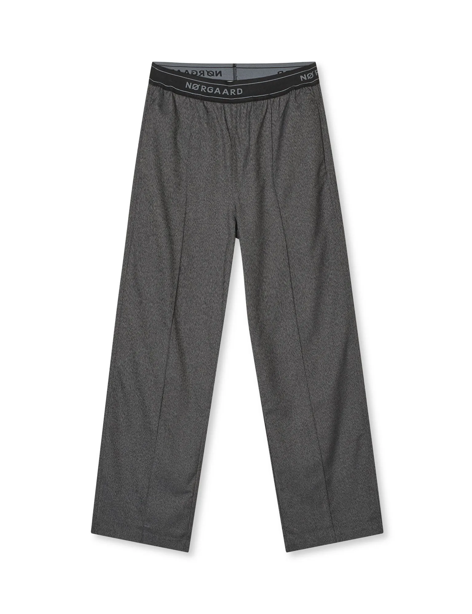 Melange Harly Pants, Dark Grey Melange SturdyBeltLoops