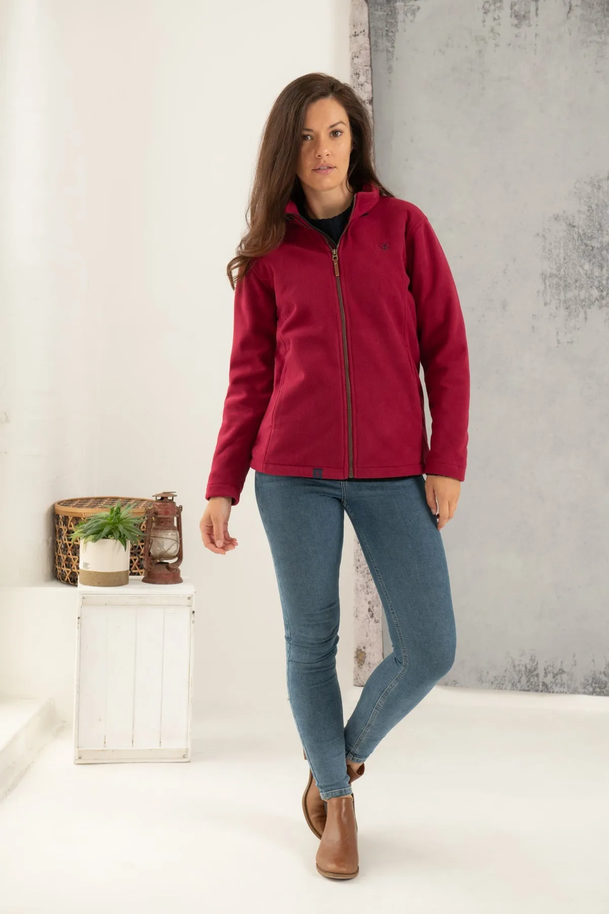 product bow cuteness Core Fit Ashby Waterproof Fleece - Berry