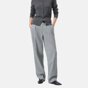 Classy Fit ReinforcedStitching Mawson Wide Pants (Mud Grey)