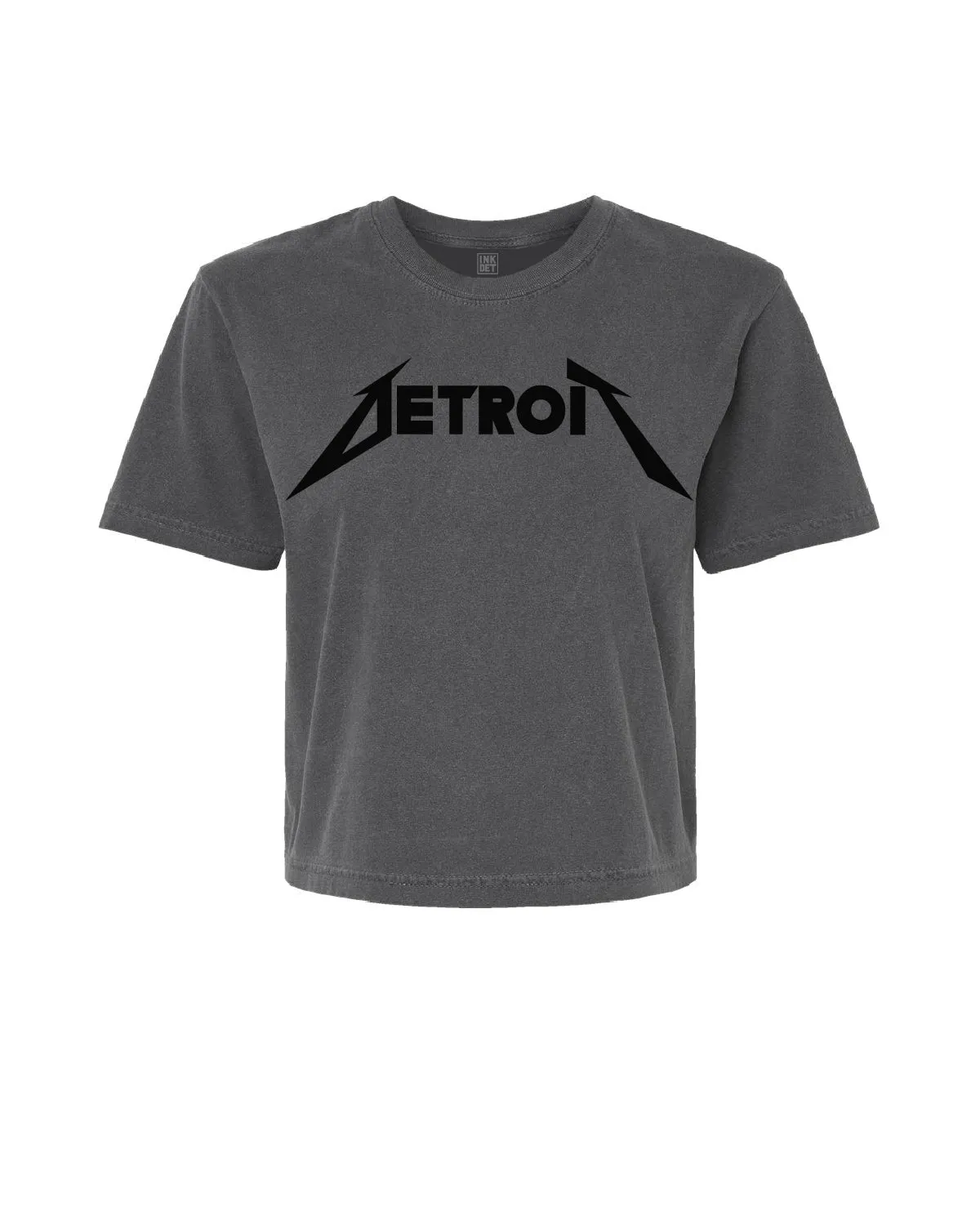 Quick Fit Ink Detroit - Metal Boxy Tee - Pepper