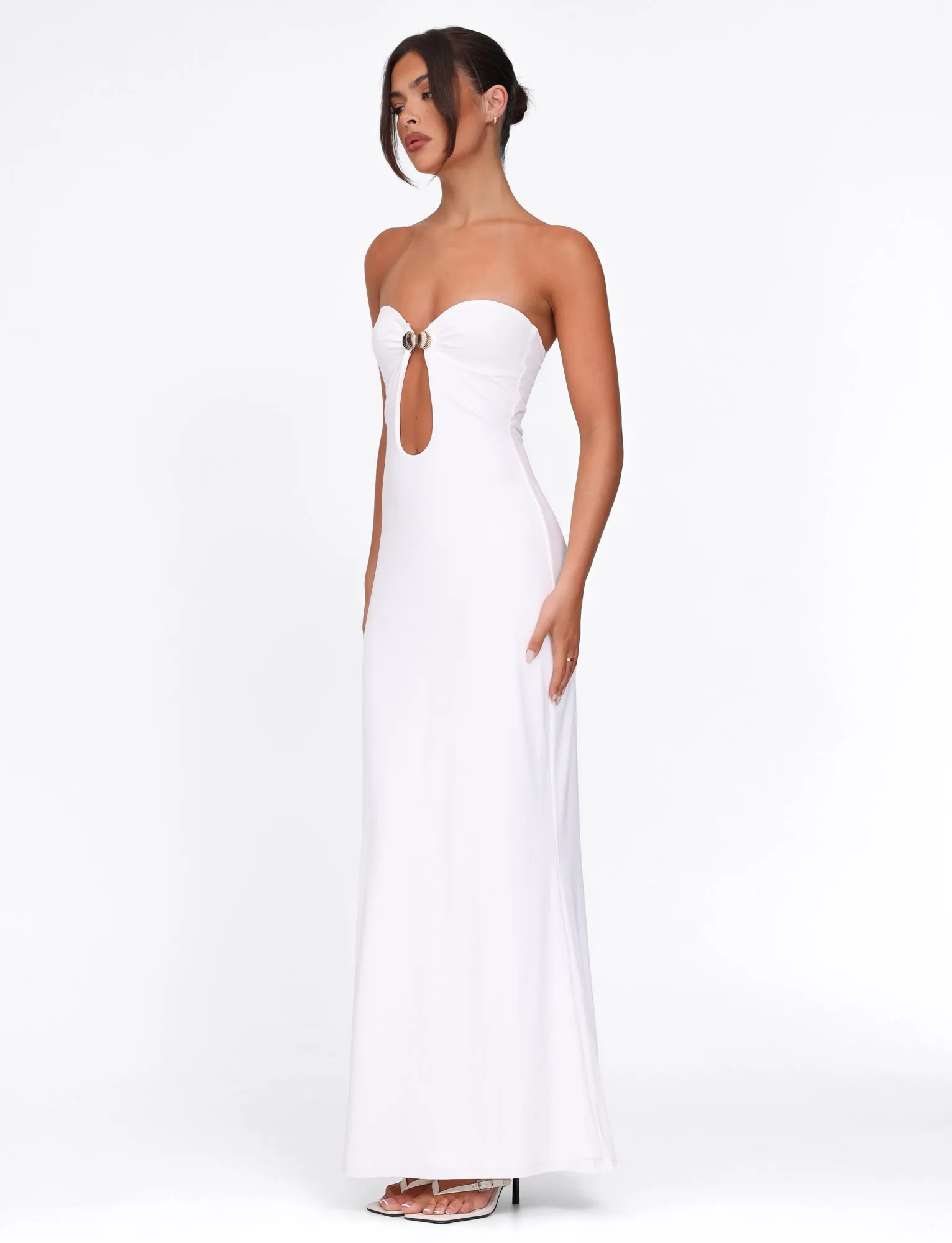 Sharp Look CECILY MAXI DRESS - WHITE
