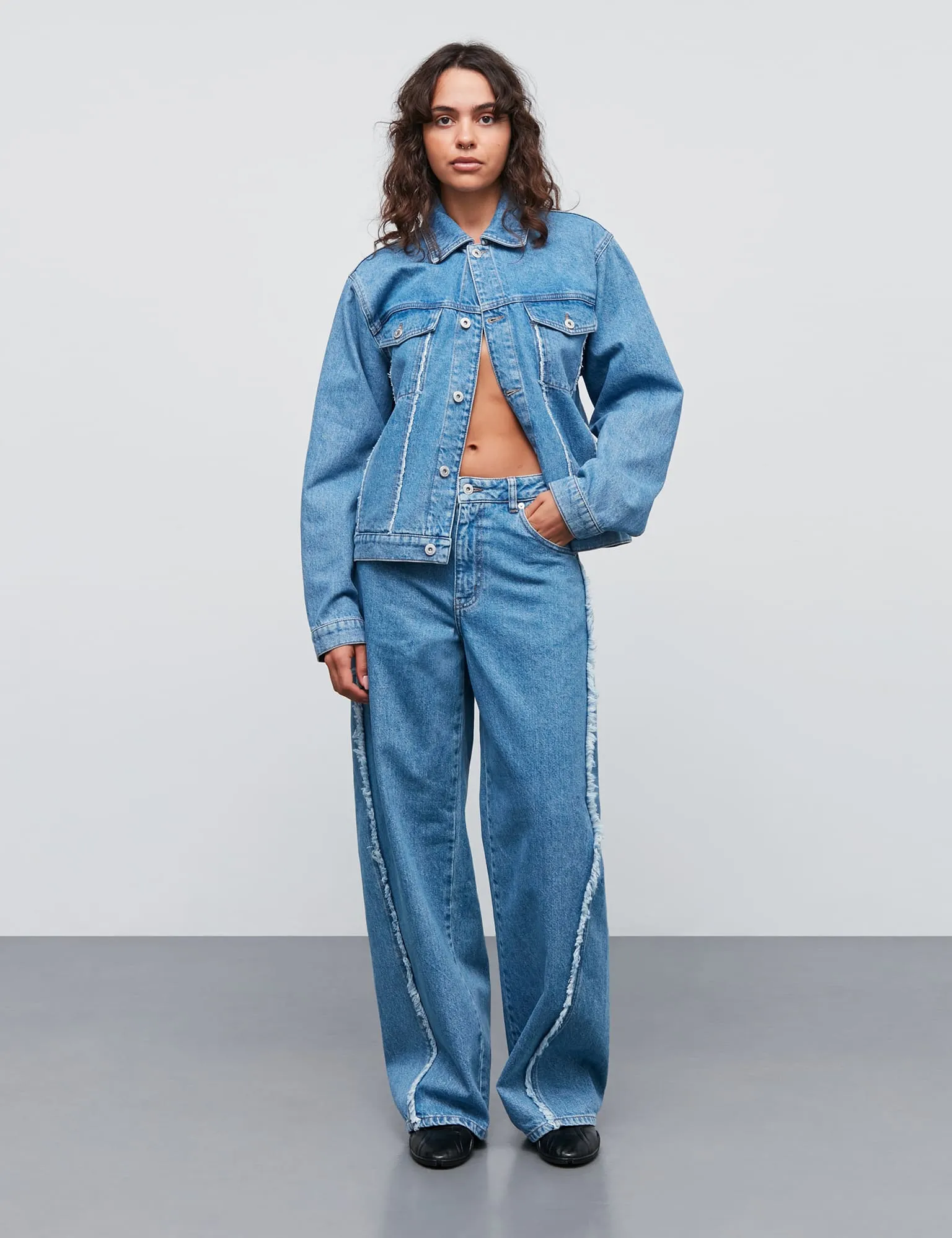 Classic Denim Christel Jeans, Mid Blue Denim Snag Free Fabric