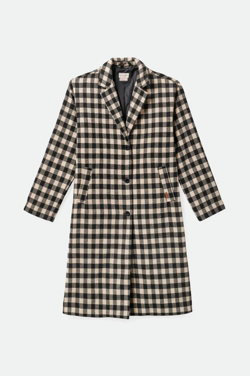 Cicely Coat - Biscotti Reinforced Elbow Padding