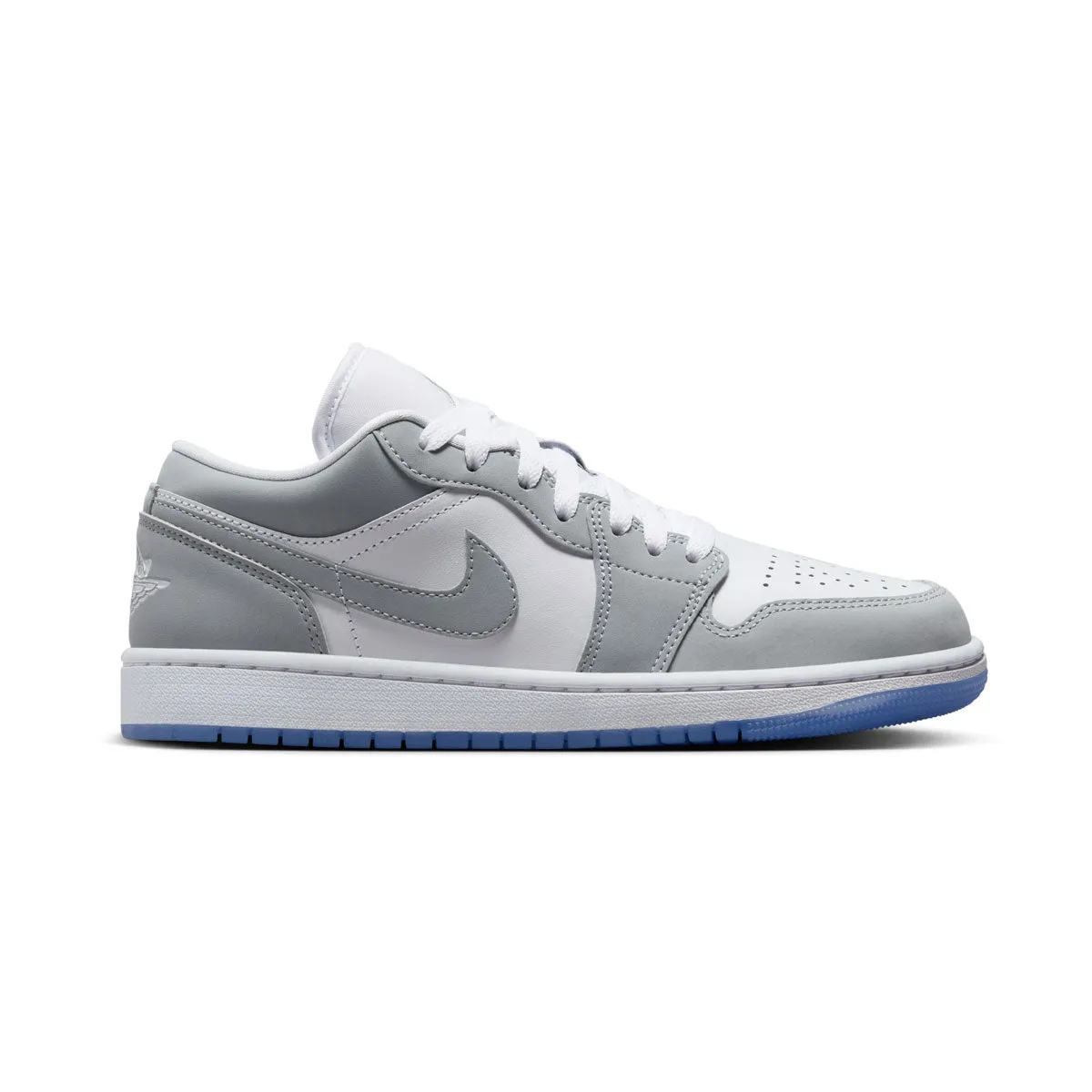 Stretch Fabric Active People Air Jordan 1 Low 'Wolf Grey' Women's Shoes