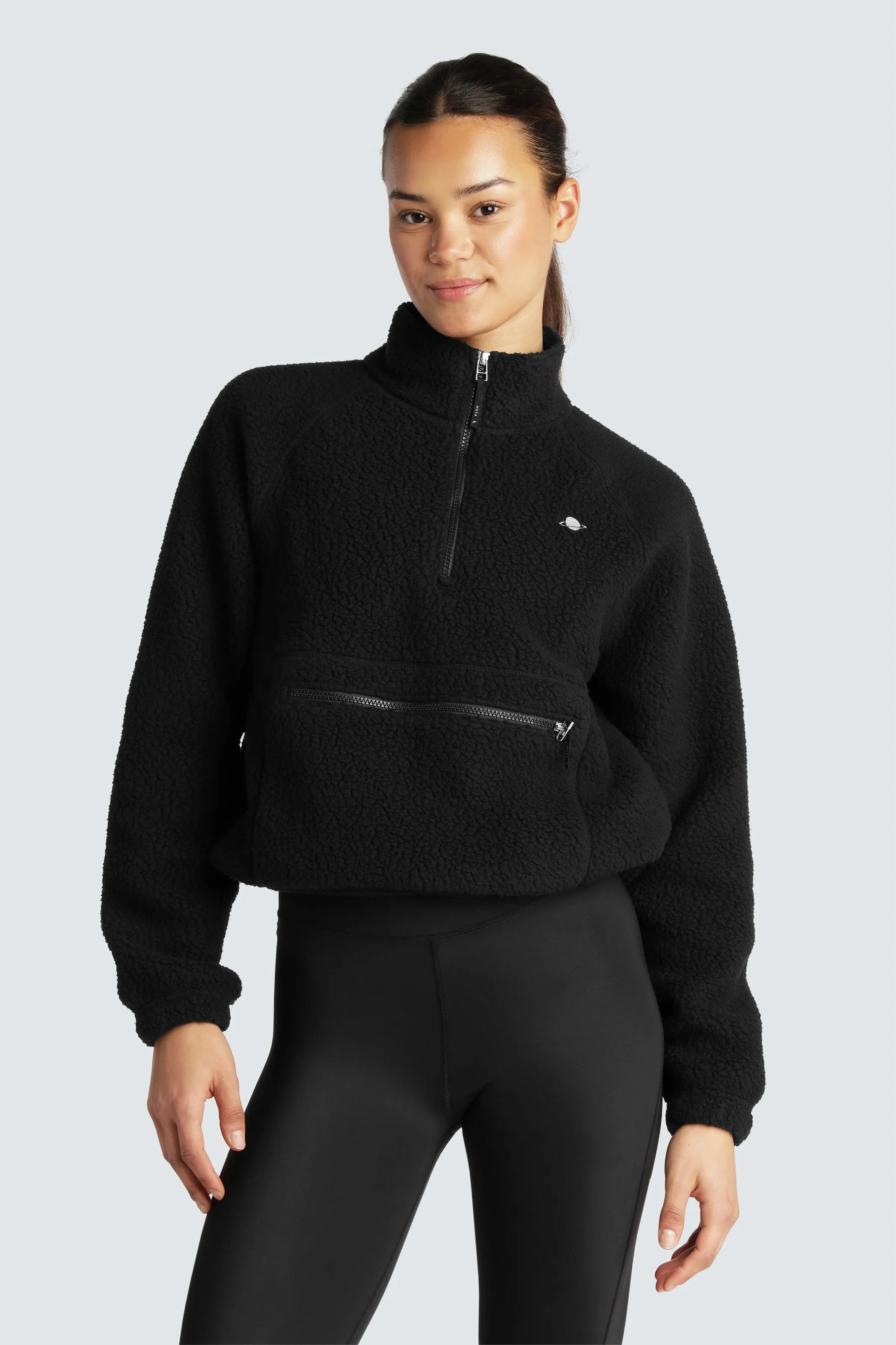 SHELTER1 TEDDY HALF ZIP Durable AbrasionResistant Panels