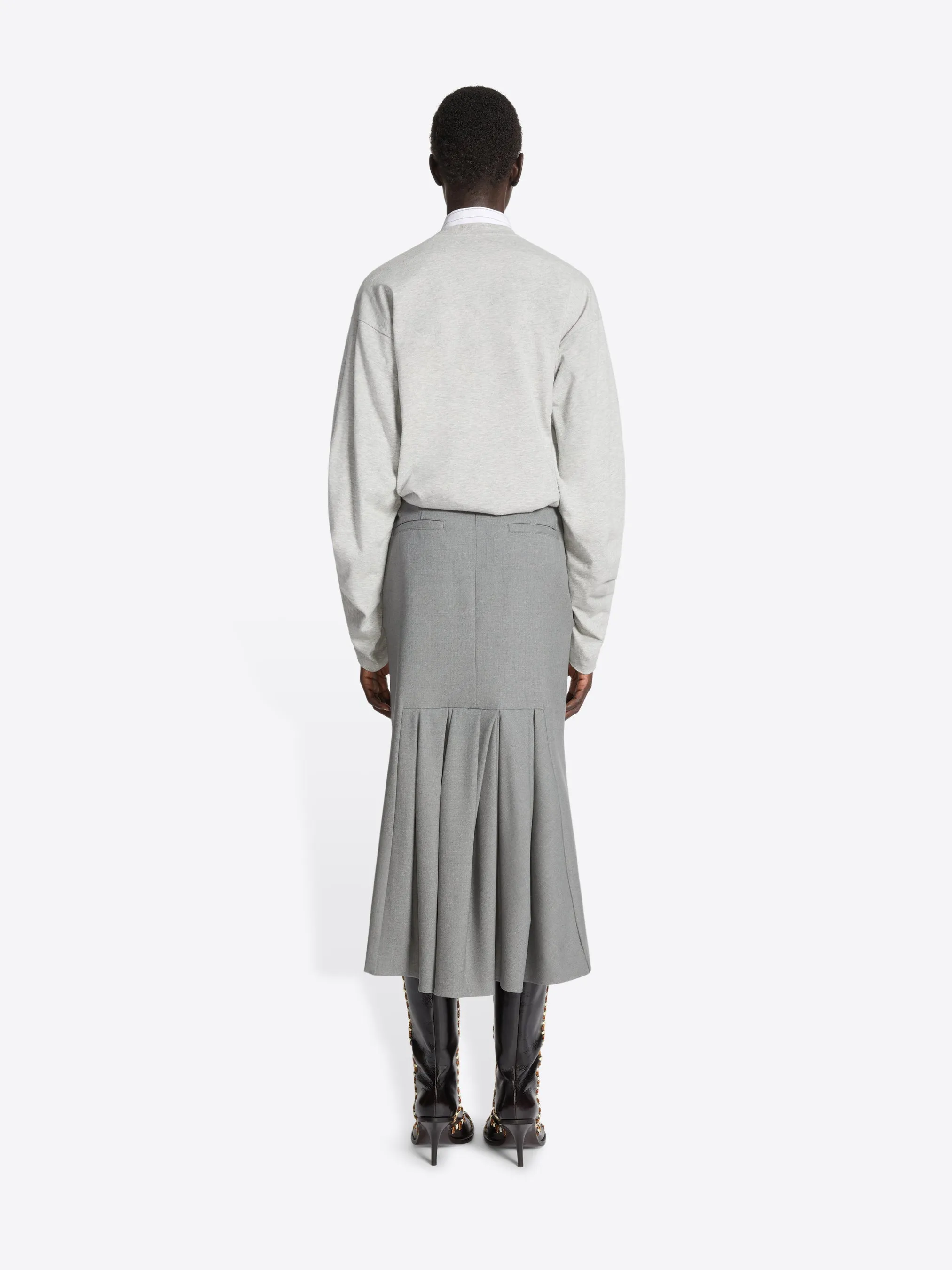 Tailored wool skirt Year Round Style Mix Culture