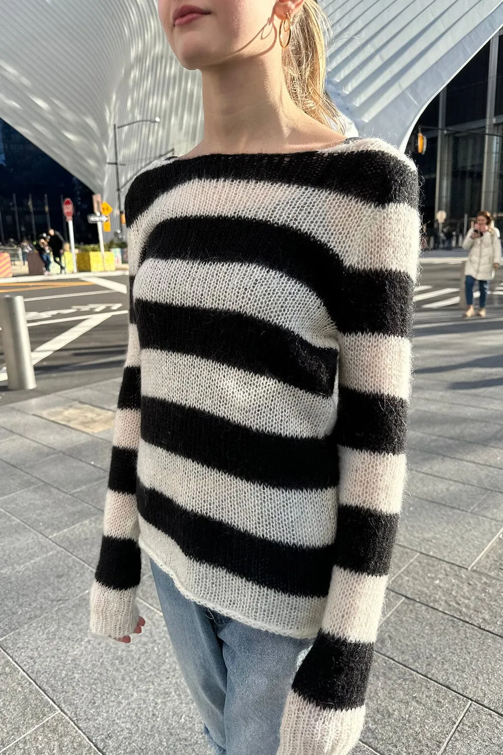 Colette Striped Sweater EcoFinish Waterproof Coating