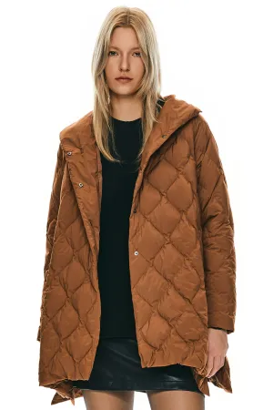 Oversized Quilted Puffer Jacket Lightweight with Pockets Durable Fabric Comfort Focused Design