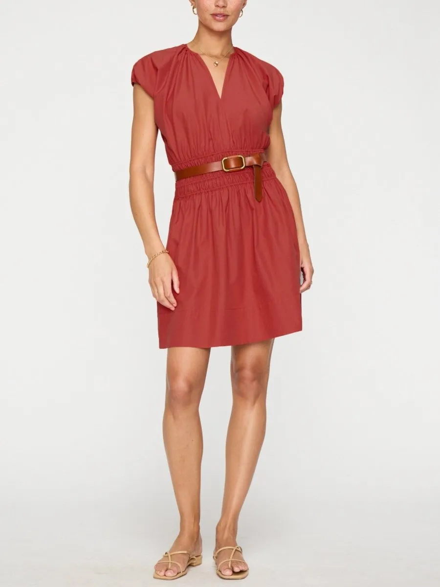 Shiny Zip The Mina Short Dress