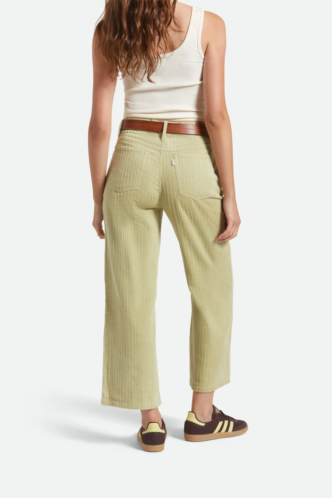Weekend Ready Margo Cropped 5-Pocket Pant - Elm