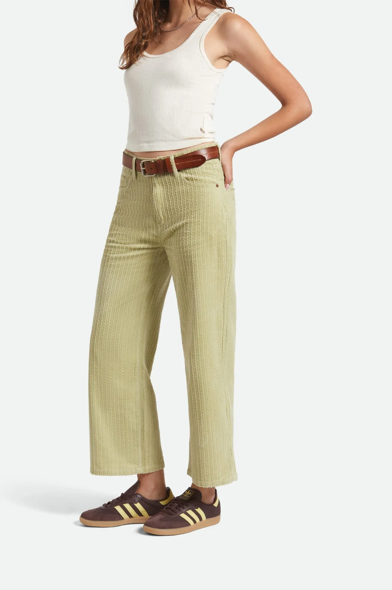 All Around Fit Active Stretch Margo Cropped 5-Pocket Pant - Elm