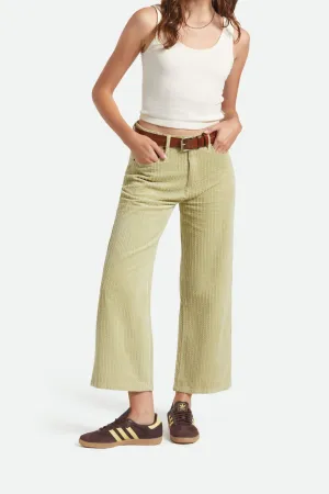 Margo Cropped 5-Pocket Pant - Elm Body Sculpting Corduroy texture