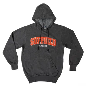 uncollared Layer Minimal MV Sport Charcoal Chenille Orange Applique