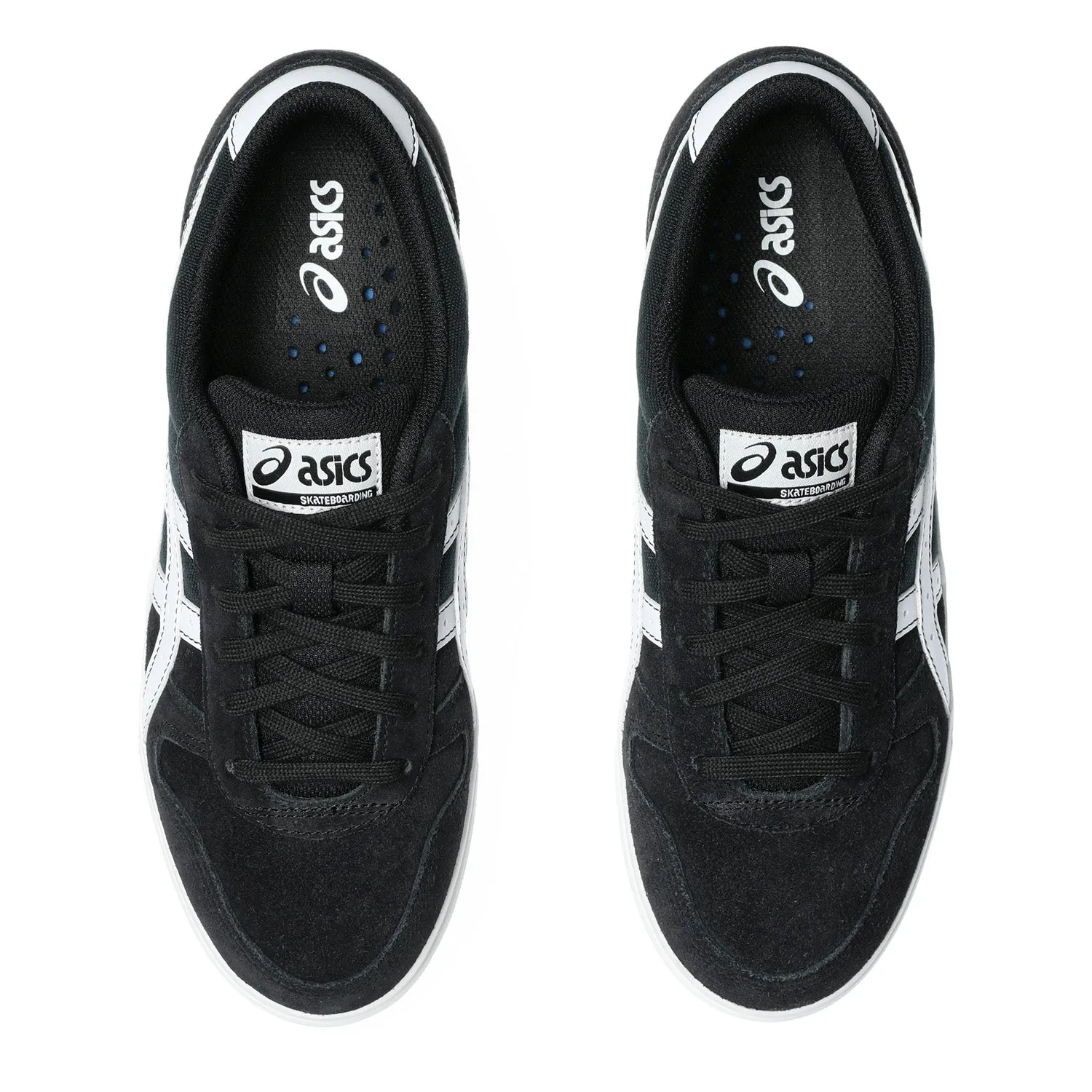 Asics Gel-Aaron Pro Black/White Smooth Finish Grip Flex Fit