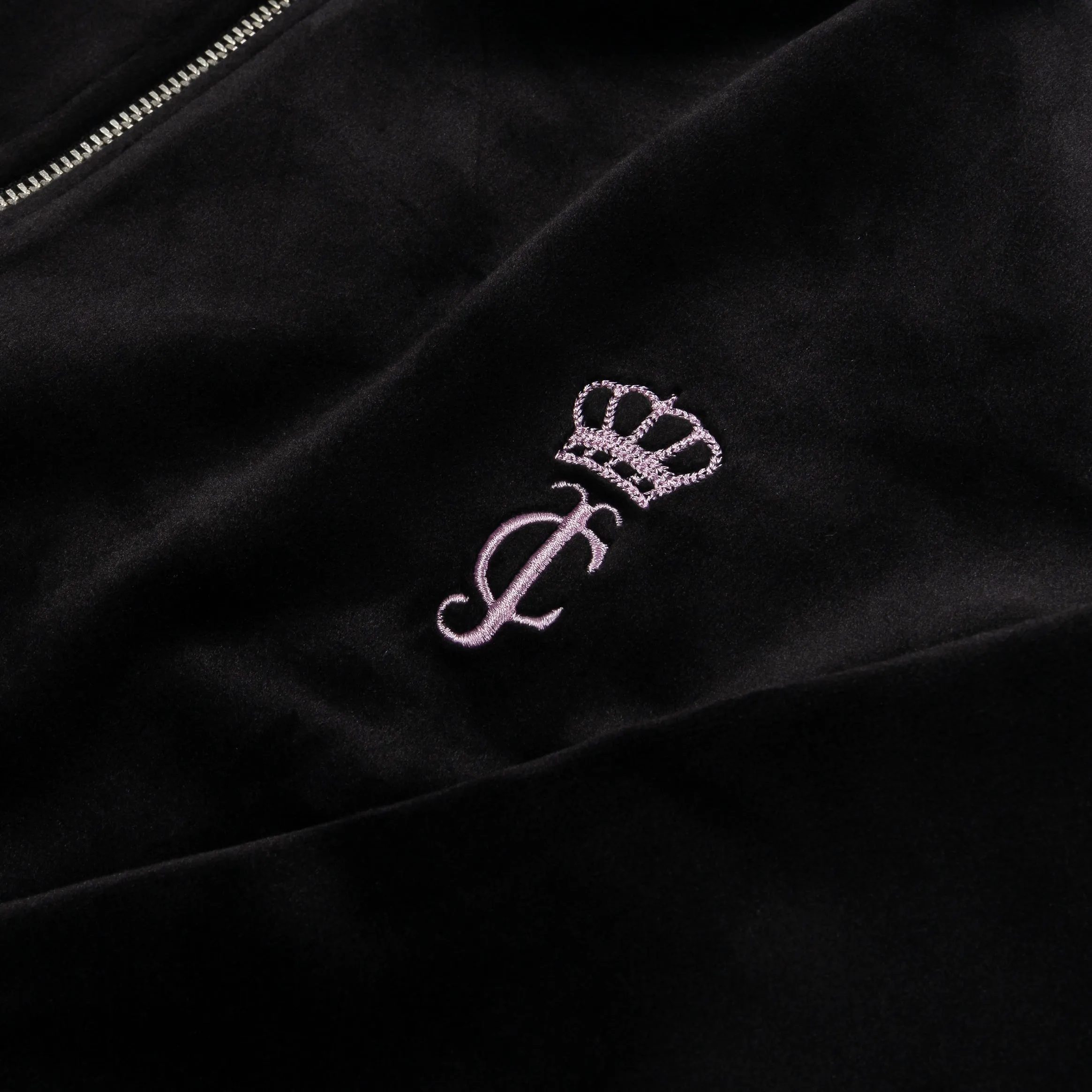 Relaxed Velour Zip Womens Hoodie (Liquorice) Chill Wearable consumer preference