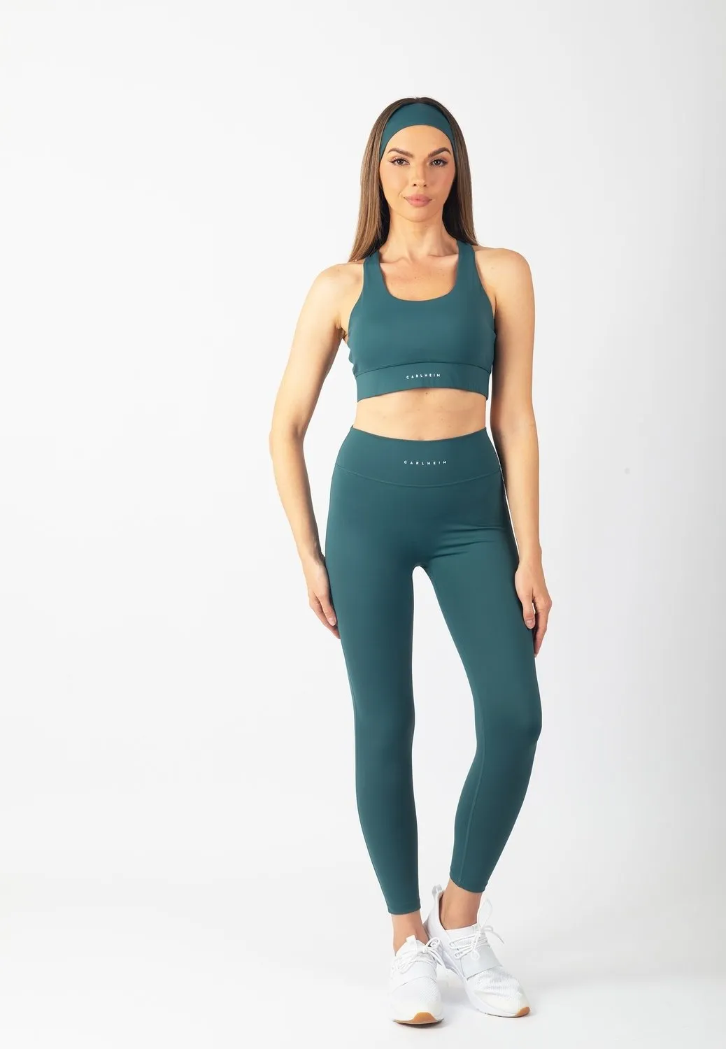 Serenita Leggings (Teal Green) High Waist For Adults Flattering Shape