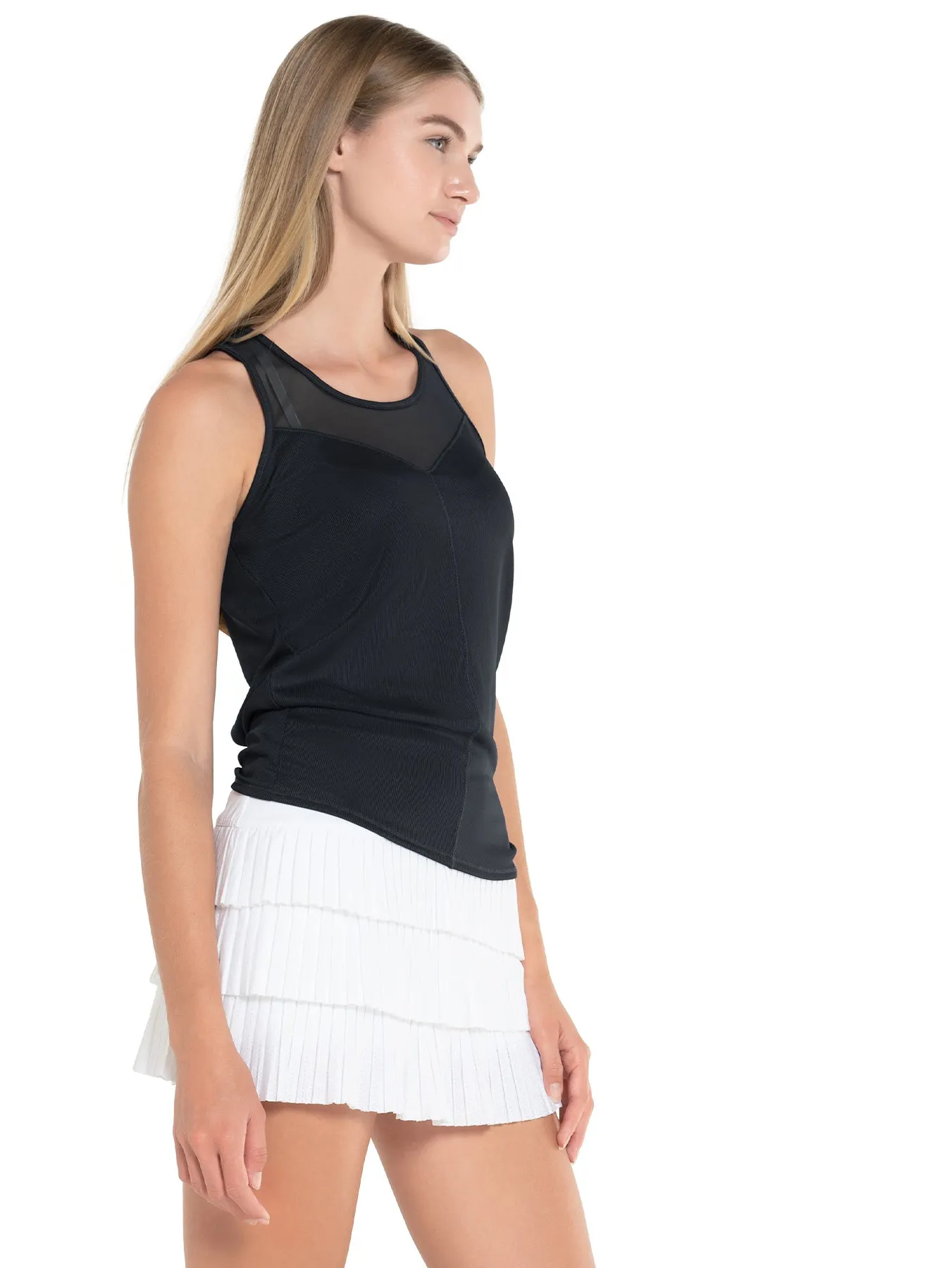 Multipurpose Athletic Top Rib Tie Back Tank