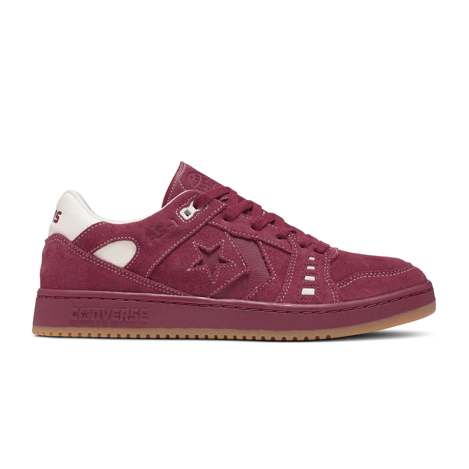 Converse CONS AS-1 Pro OX Dark Burgundy/Egret/Gum Comfortable Arch Support