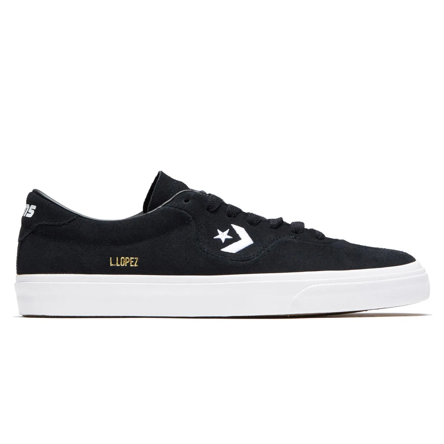 Traction pattern Converse Cons Louie Lopez Pro OX Black/Black/White