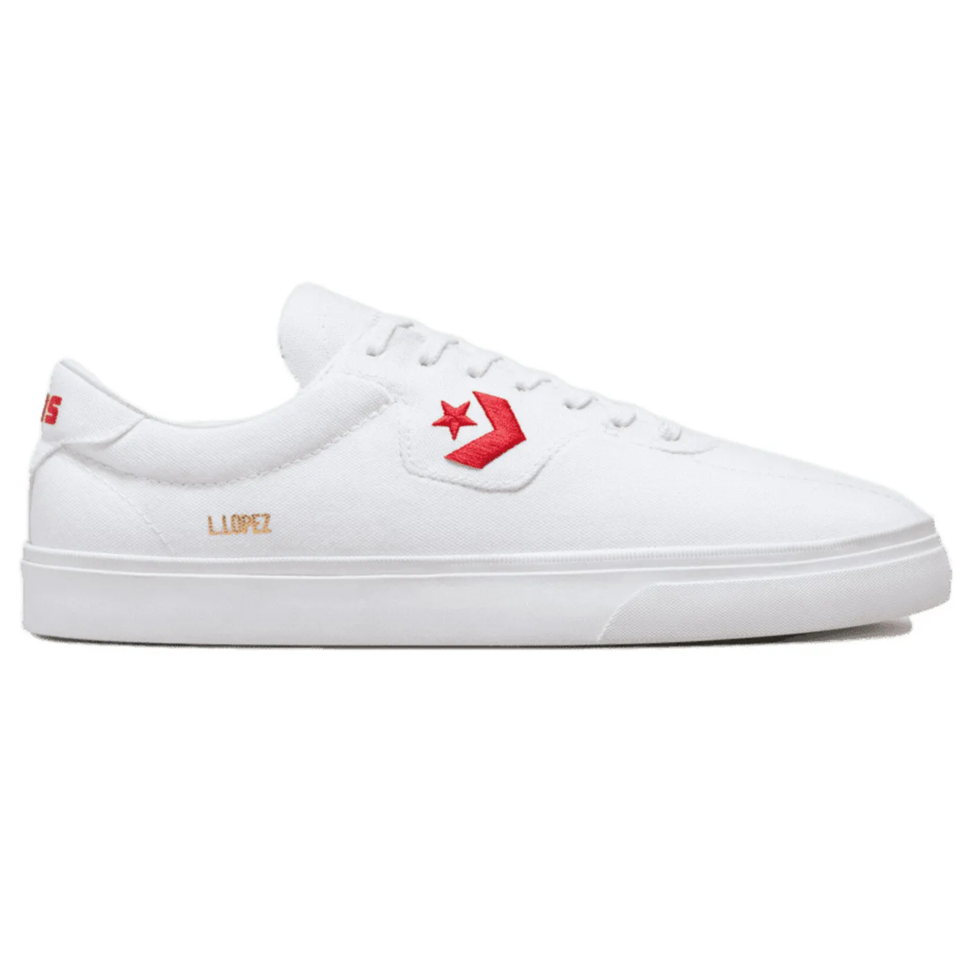 Skater Ride Performance Converse CONS Louie Lopez Pro OX White/Red/White