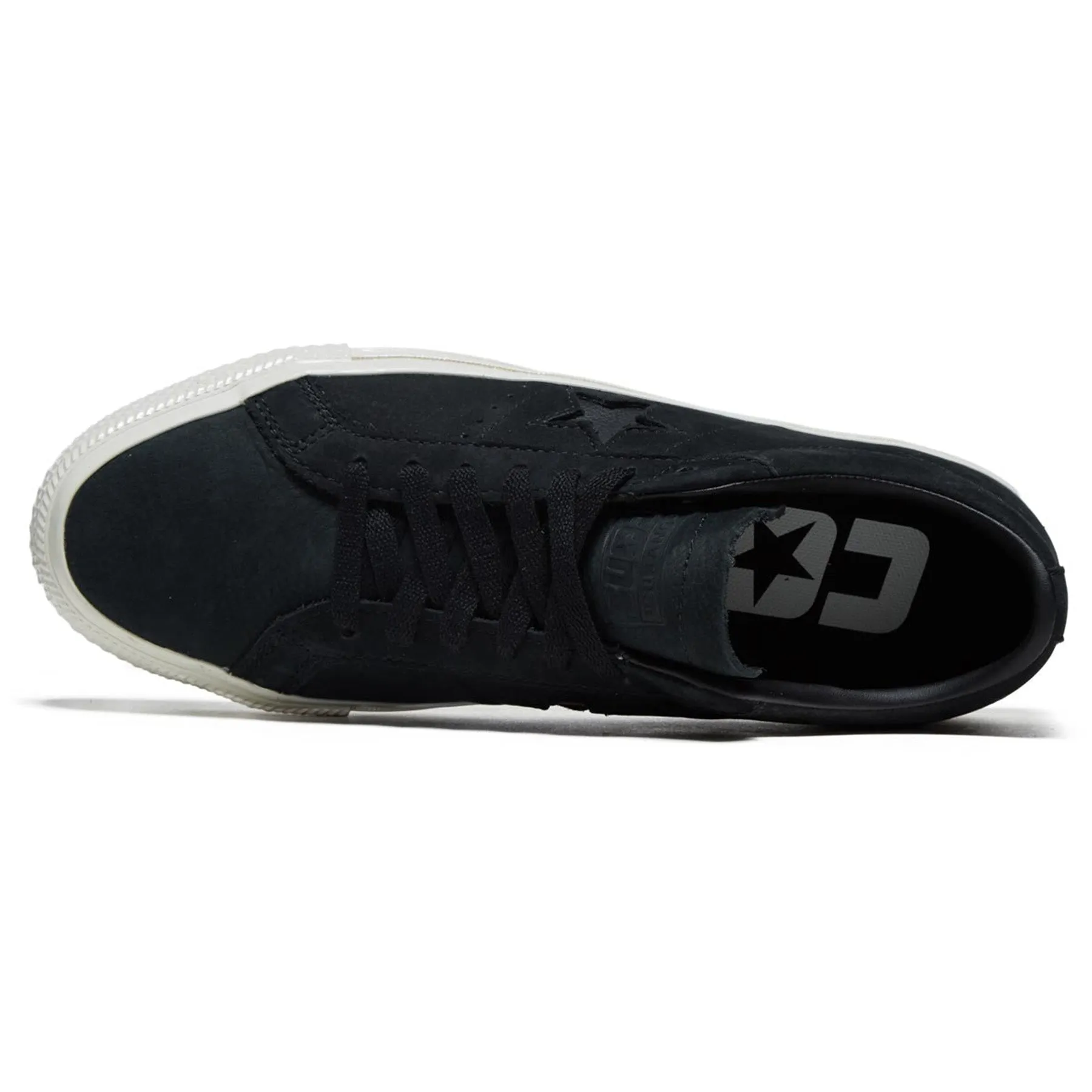 Converse CONS One Star Pro Nubuck Black/Egret Anti Slip Outsole