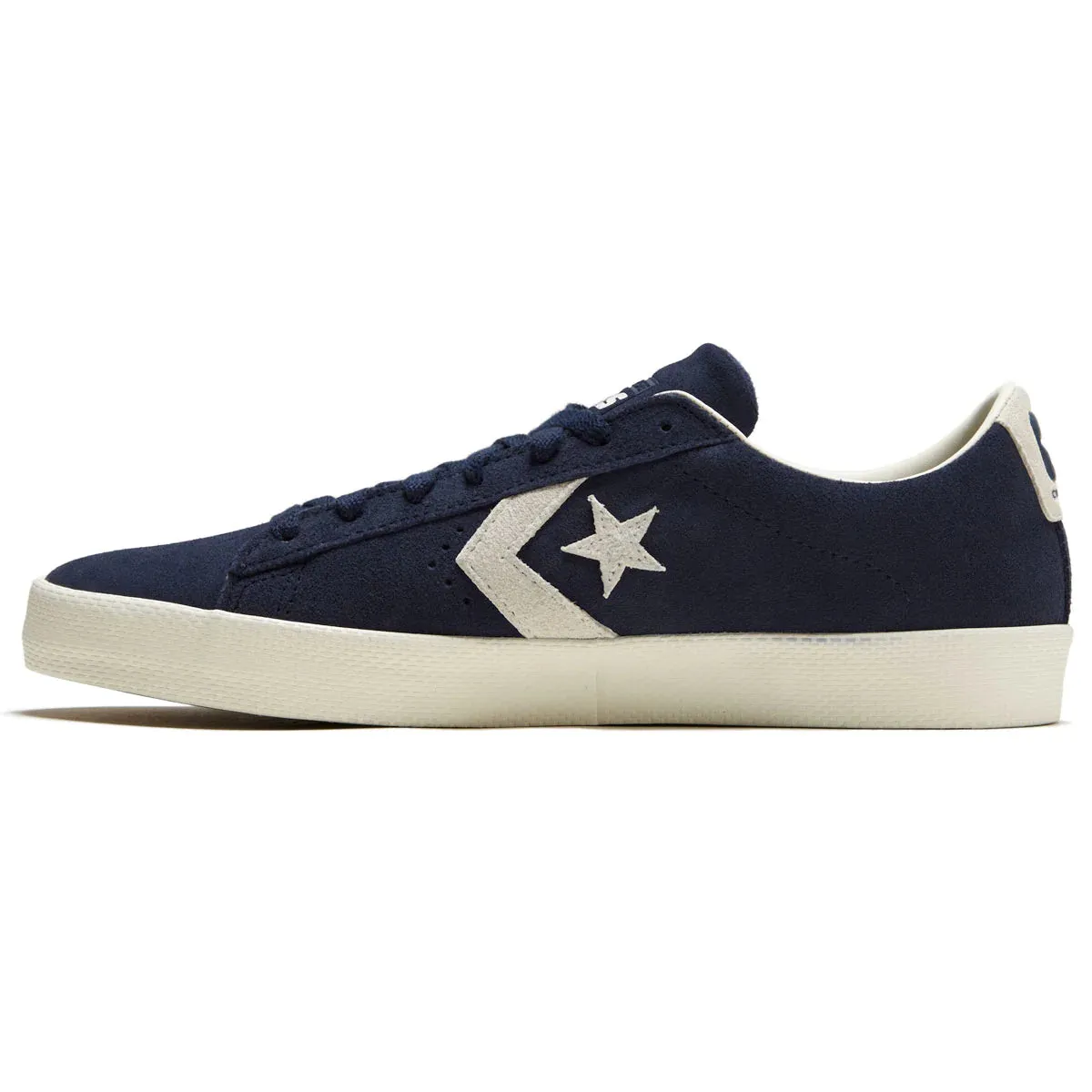 suede upper Campus Life Converse CONS Pro Leather Vulc OX Obsidian/Egret/Obsidian