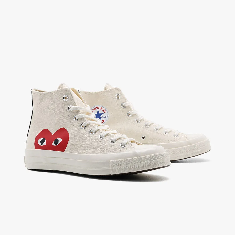 Converse x COMME des GAR?ONS PLAY Chuck Taylor Hi / Beige All ages Stain Resistant