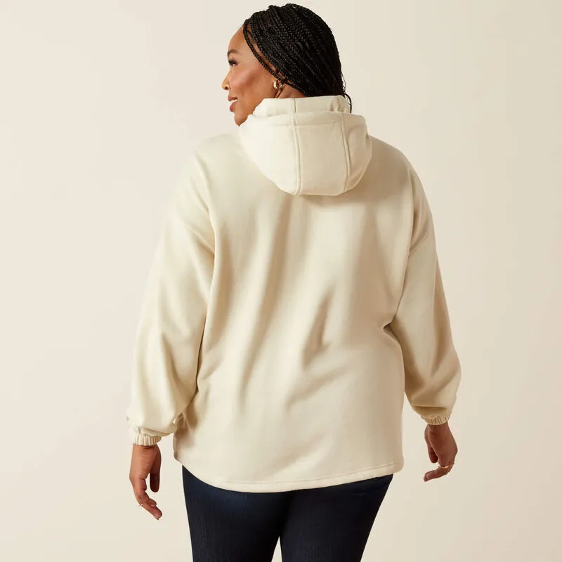 Ariat Women's Essential Logo Hoodie in Summer Sand (Available in Plus Sizes) product vacation wear freedom product metallic glamour