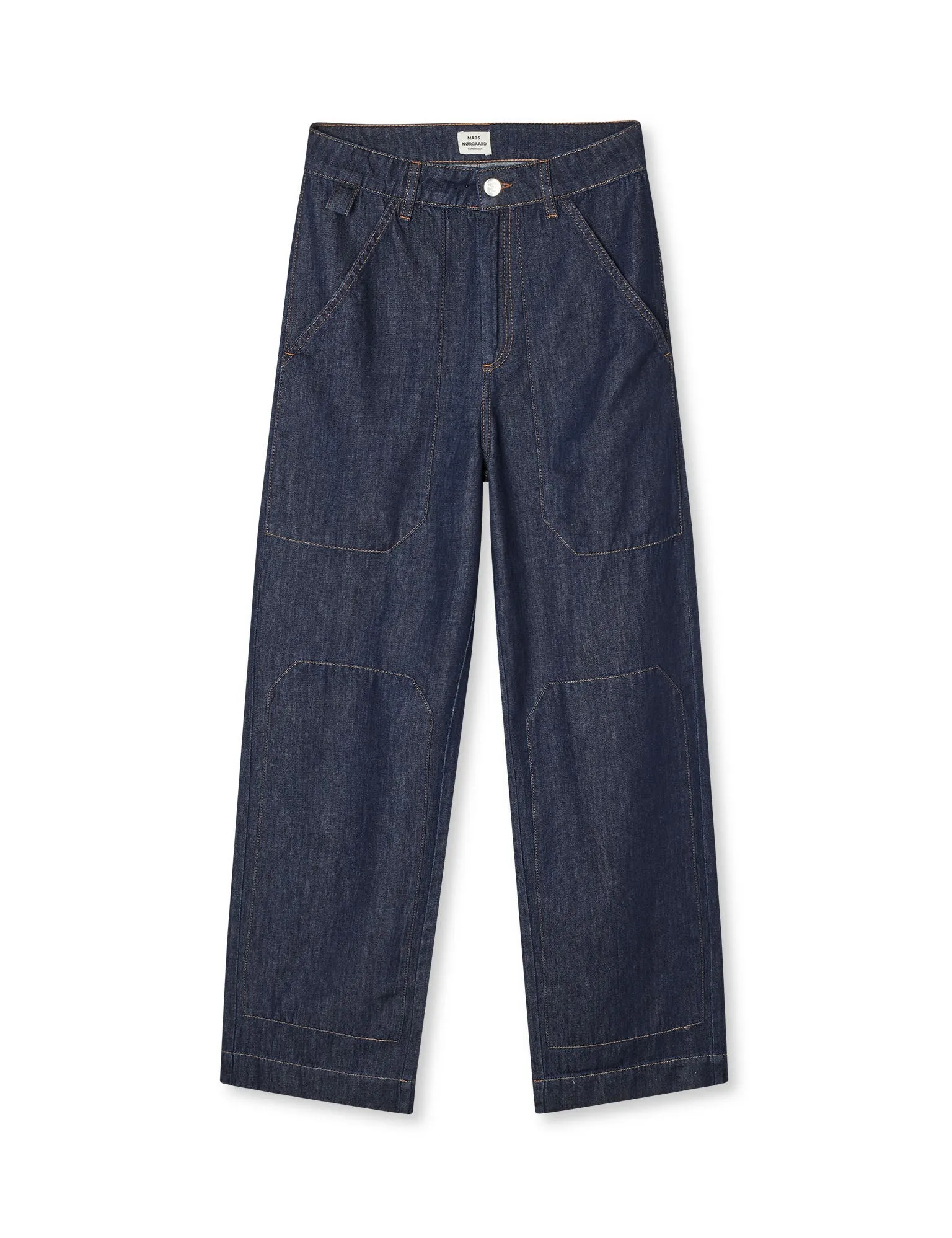 Reinforced Seams Reinforced Stitching Cosy Denim Bonnie Pants, Dark Indigo