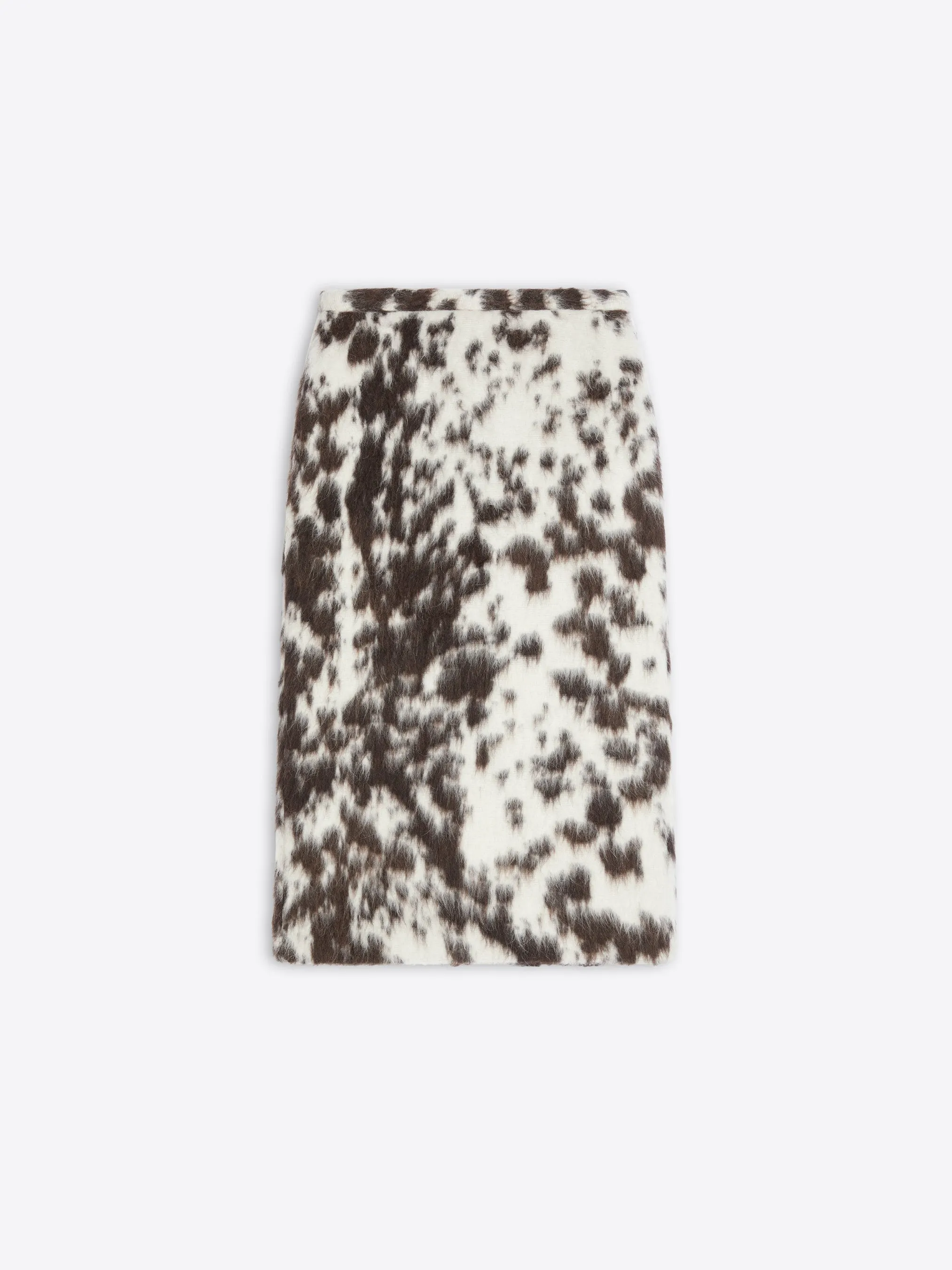 Cowhide print skirt Machine wash safe