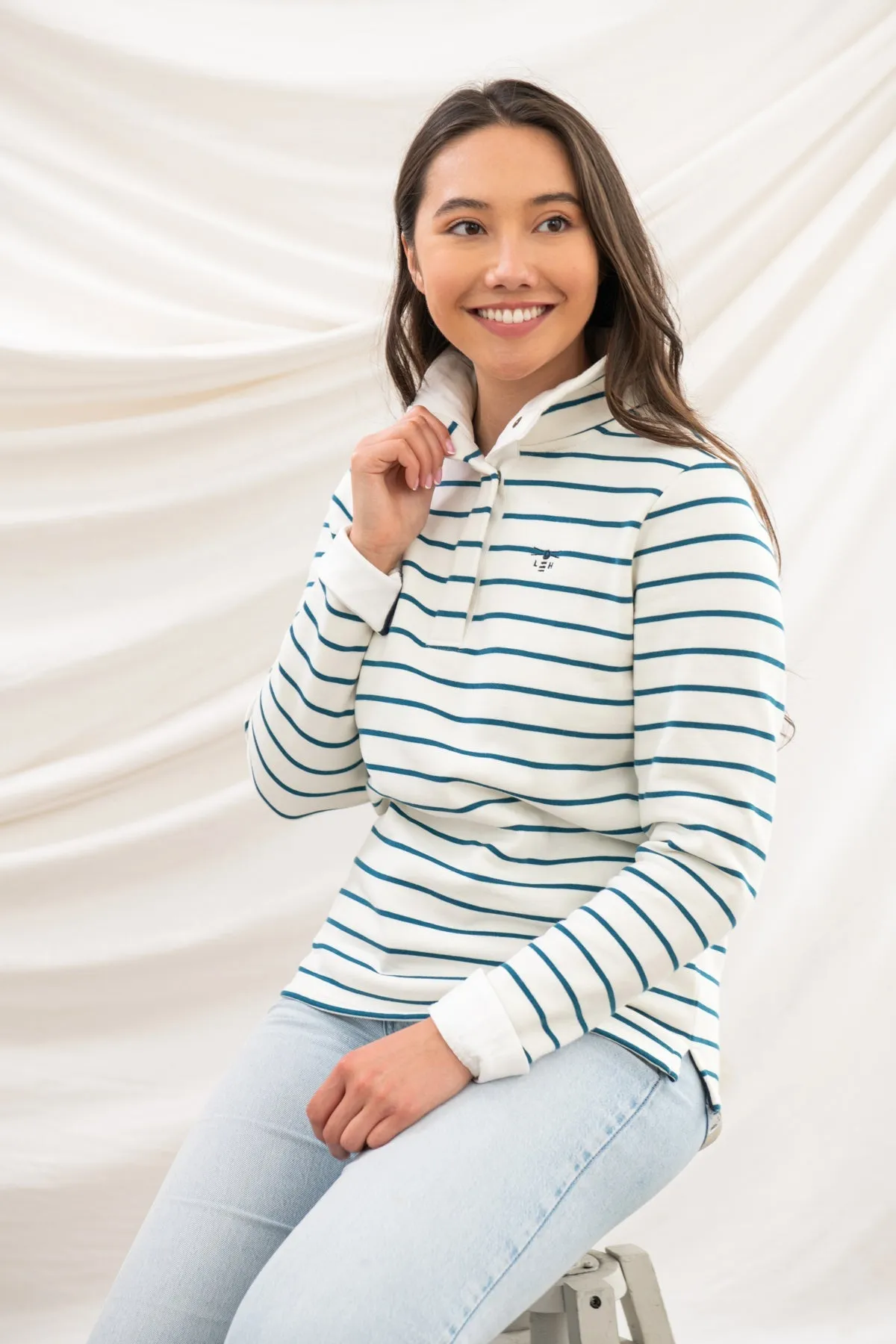 product party readiness Haven Jersey - Teal Stripe