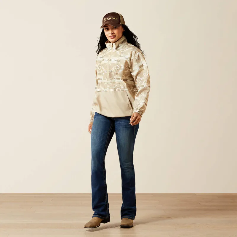 perfect for anniversaries Work Wear Ariat Women's Whisper Pullover Jacket In White Pepper