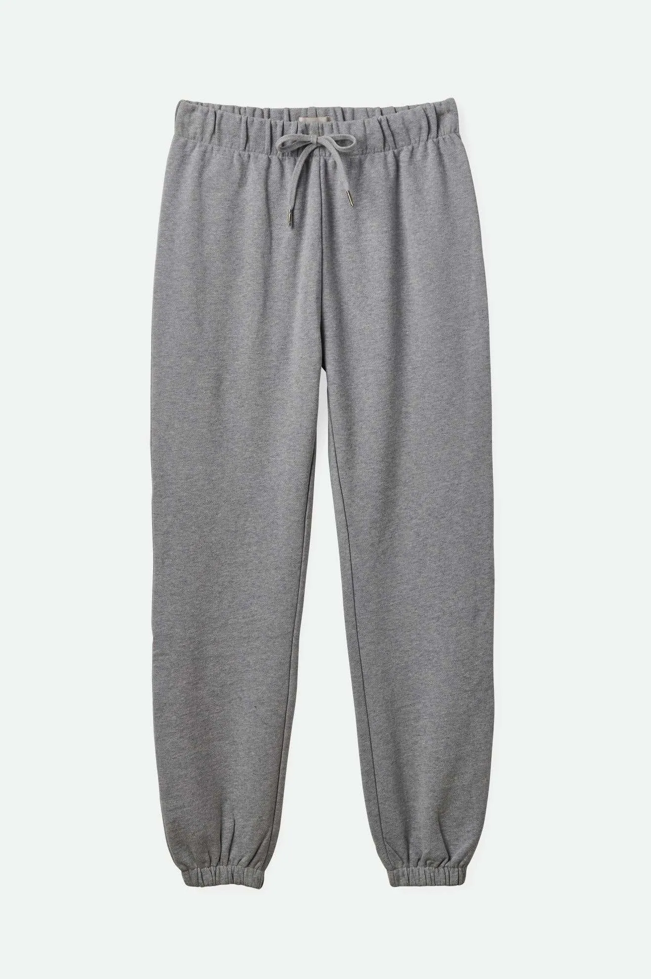 Soft and Stretchy Cross Loop French Terry Sweatpant - Heather Grey