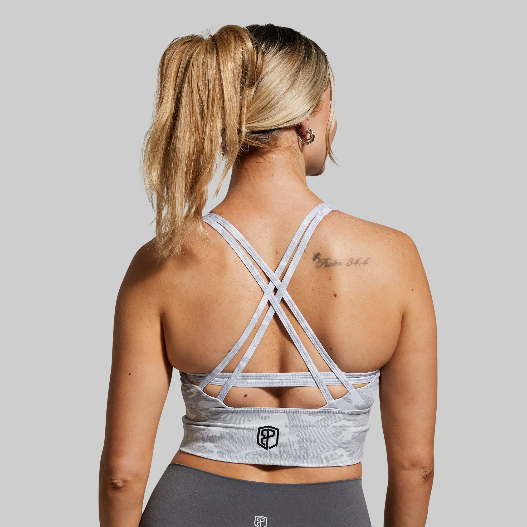 Lightweight Structure Crossfire Original Sports Bra (Brand Strength-Avalanche)