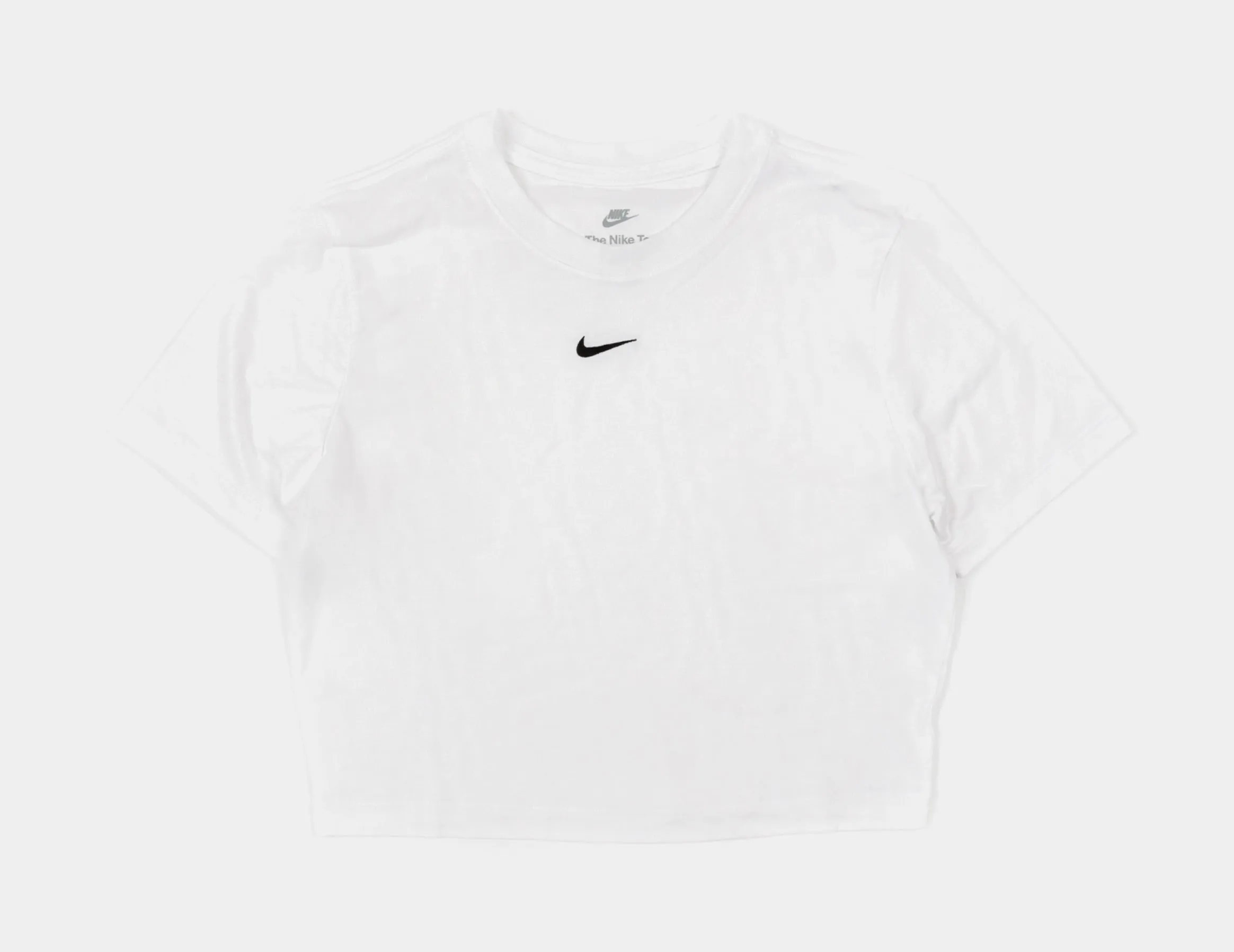 Ocean Fit NSW Essential Slim Fit Crop Womens Short Sleeve Shirt (White)