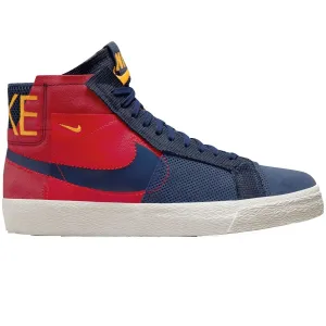 Nike SB Zoom Blazer Mid PRM University Red/University Gold/Summit White/Midnight Navy Pro Grip Gum Sole
