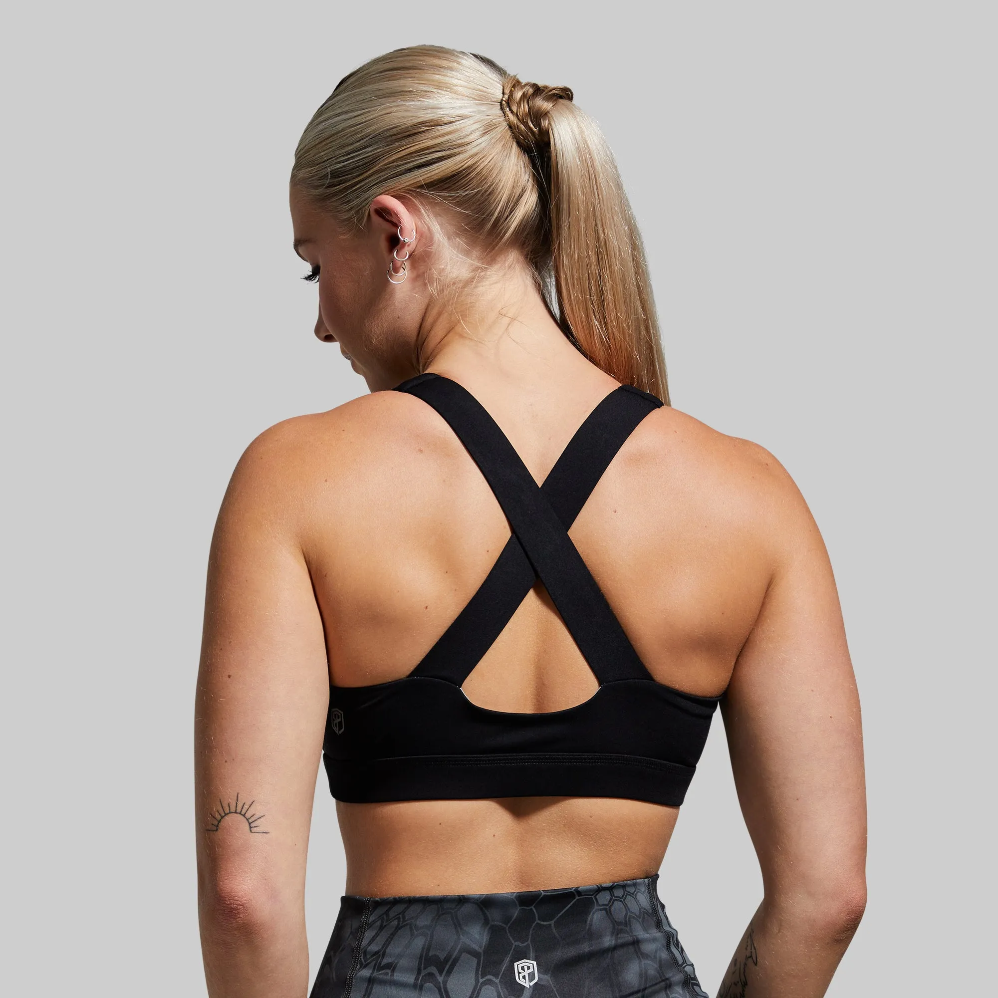 Recycled Your Essential Sports Bra (Black)