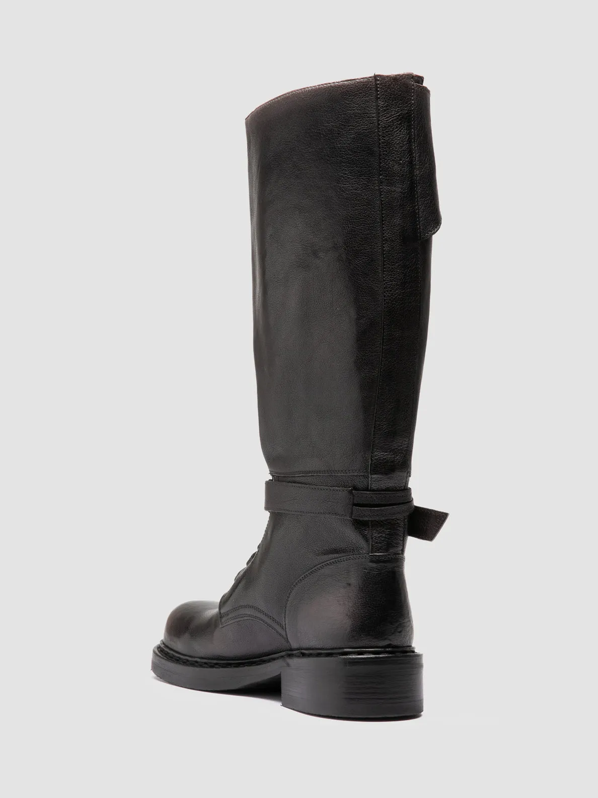 DAKOTA 003 - Grey Leather Pull-On Boots EverydayUse Minimal Build