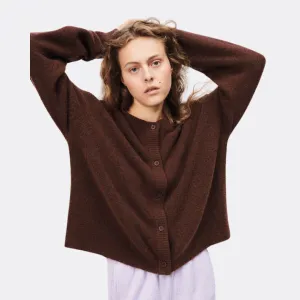 Shrink Resistant Process Layered Edge Trim Damsville Cardigan