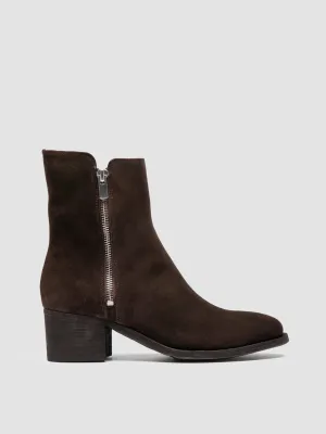 DENNER 103 - Brown Suede Booties british retro