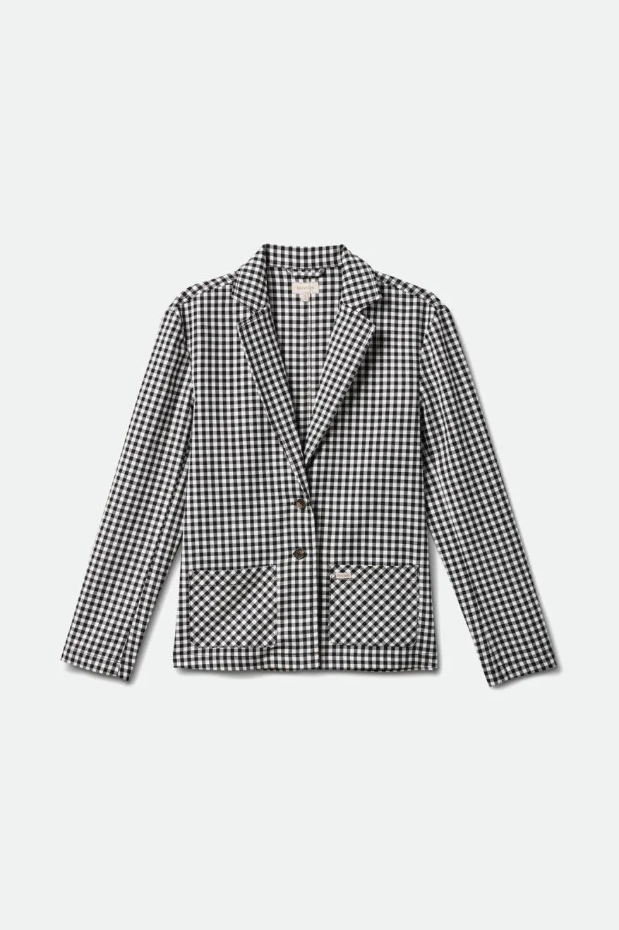 Athletic Tailored Fit Thurston Blazer - Black/Off White