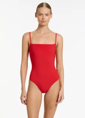 Wicking Liner Jetset Minimal Tank One Piece - Rosso