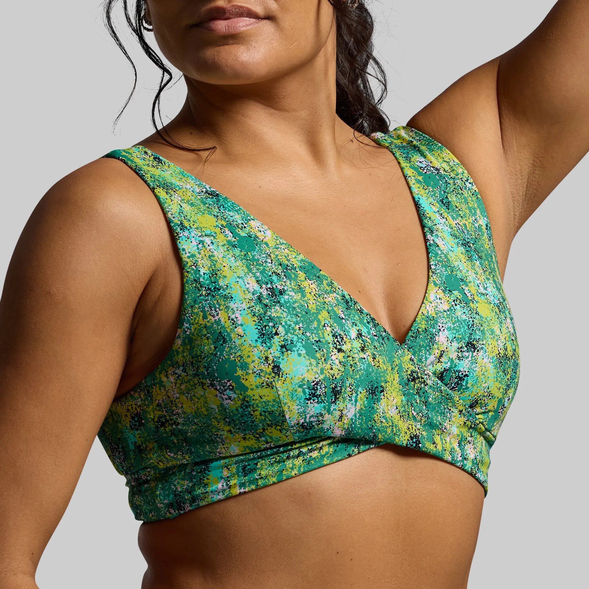 Embrace Sports Bra (Meadow) Breathable Mesh Panels